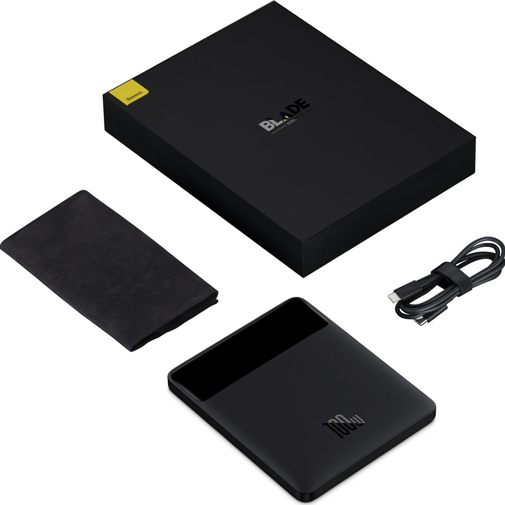 Фото Powerbank BASEUS Blade Power Digital Display HD Edition 20000mAh Black (PPBL000301)