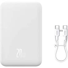 Powerbank BASEUS Magnetic Mini Wireless Fast Charge 20000mAh 20W White (PPCX150002)