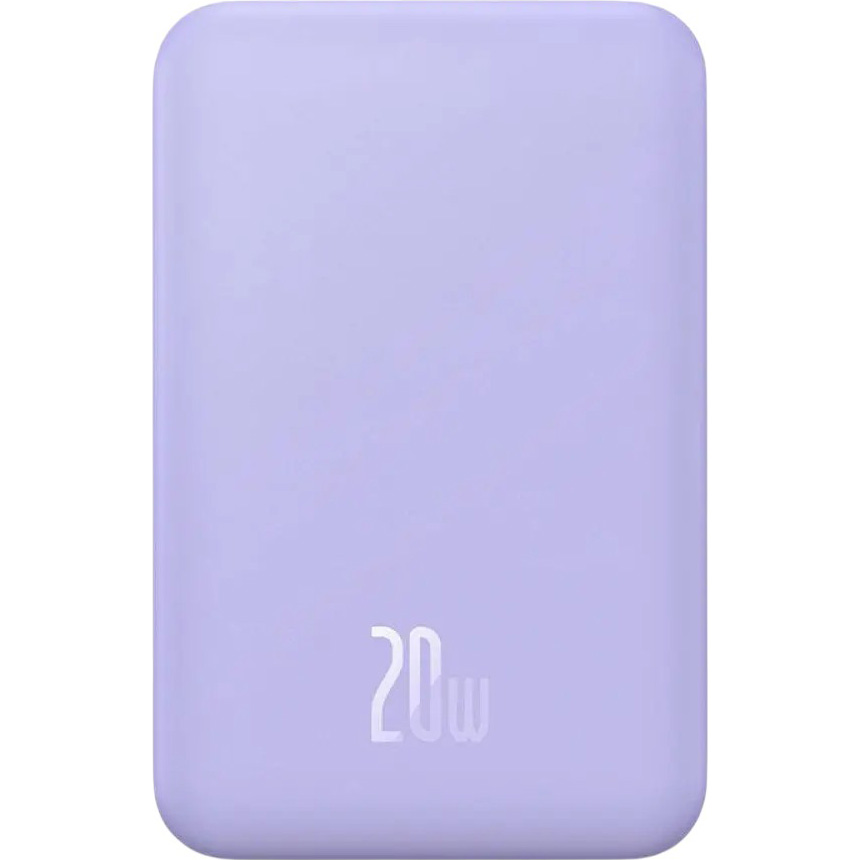 Powerbank BASEUS Magnetic Mini Wireless Fast Charge 20000mAh 20W Purple (PPCX150005)