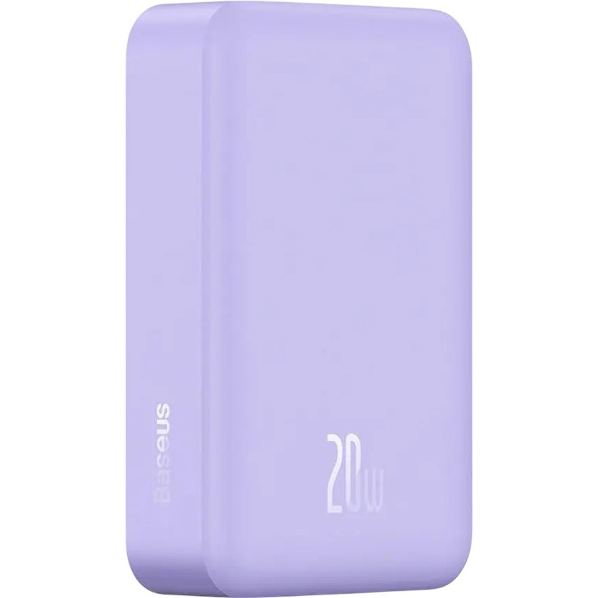 Powerbank BASEUS Magnetic Mini Wireless Fast Charge 20000mAh 20W Purple (PPCX150005) Емкость 20000