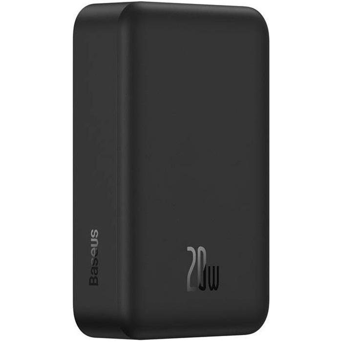 Powerbank BASEUS Magnetic Mini Wireless Fast Charge 20000mAh 20W Black (PPCX150001) Вхідний роз'єм USB Type-C