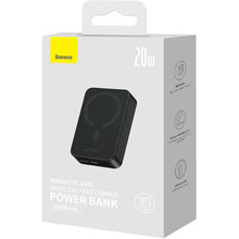 Powerbank BASEUS Magnetic Mini Wireless Fast Charge 20000mAh 20W Black (PPCX150001)