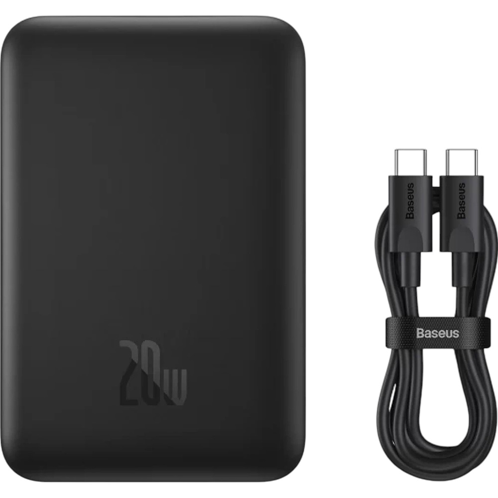 Заказать Powerbank BASEUS Magnetic Mini Wireless Fast Charge 10000mAh 20W Black (PPCX070001)