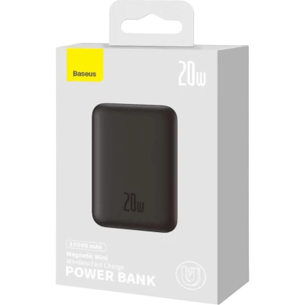 Покупка Powerbank BASEUS Magnetic Mini Wireless Fast Charge 10000mAh 20W Black (PPCX070001)