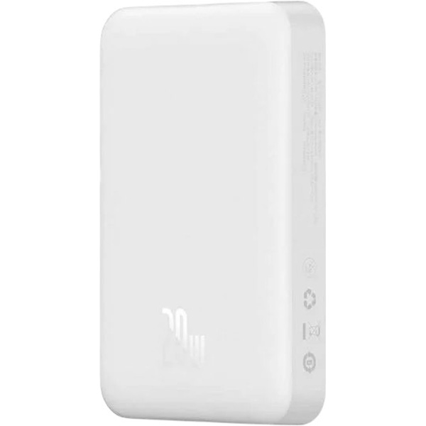 Powerbank BASEUS Magnetic Mini Wireless Fast Charge 10000mAh 20W White (PPCX070002) Торговая марка BASEUS