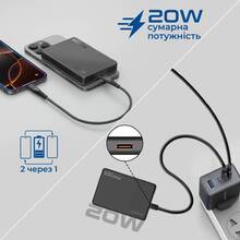 Powerbank PROMATE 10000mAh (blade-10.black)