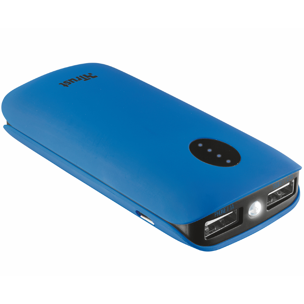 Powerbank TRUST Leon Power Bank 5200 portable Charger blue (20382)