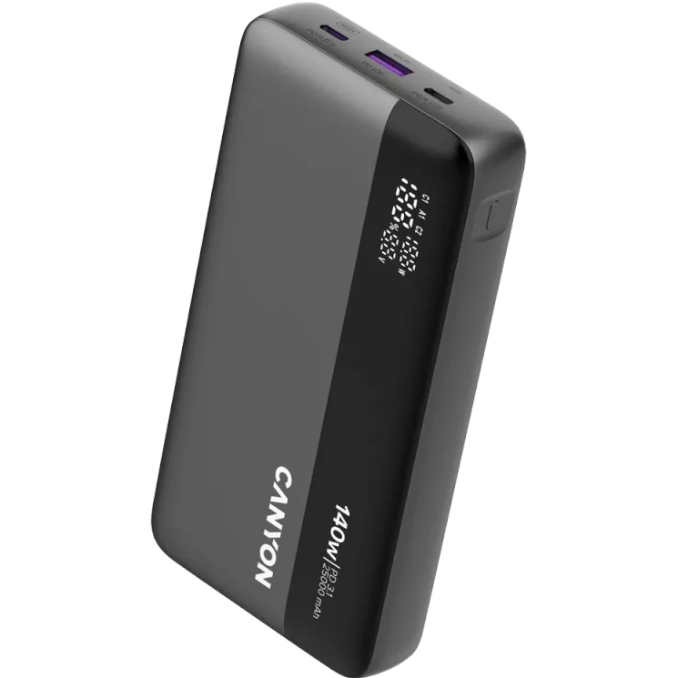 Фото Powerbank CANYON OnPower 240 25000mAh Dark Grey (CNS-CPB240)