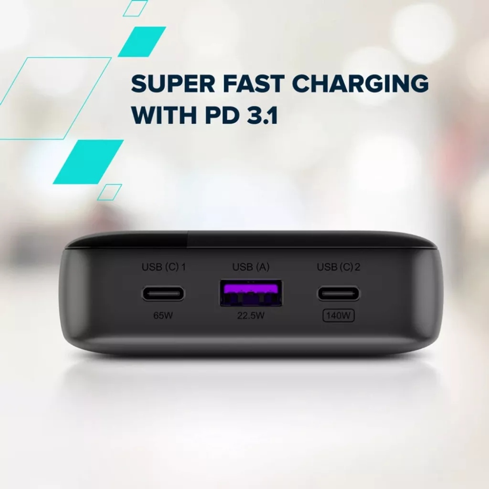 Фото 21 Powerbank CANYON OnPower 240 25000mAh Dark Grey (CNS-CPB240)