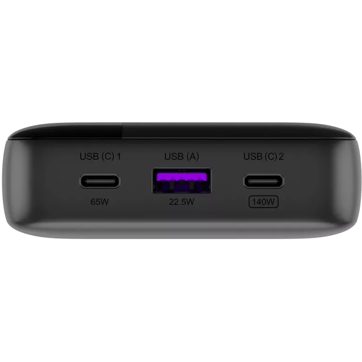 Powerbank CANYON OnPower 240 25000mAh Dark Grey (CNS-CPB240) Вхідний роз'єм USB Type-C
