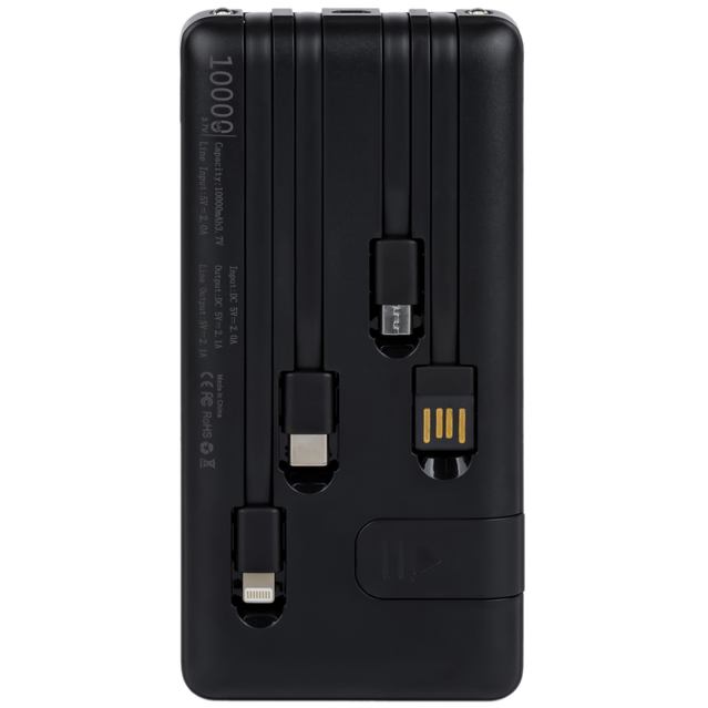 Powerbank AURA NRG10 10000 mAh 10W Black (PBANRG10B) Ємність 10000