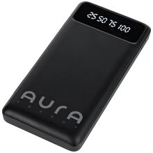Powerbank AURA NRG10 10000 mAh 10W Black (PBANRG10B)