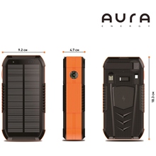 Powerbank AURA NRG-40SE ARM SOLAR 40000 mAh Dynamo charging Green (PBANRG40SEG)