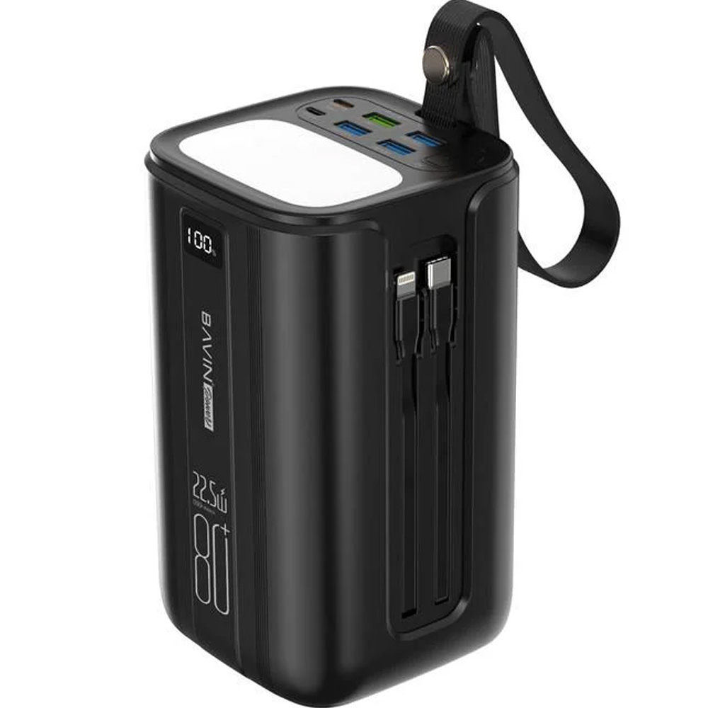 Рowerbank BAVIN PC1057S 80000 mAh 22.5W Black (Y-PC1057S-BK) Рowerbank BAVIN PC1057S 80000 mAh 22.5W Black (Y-PC1057S-BK)