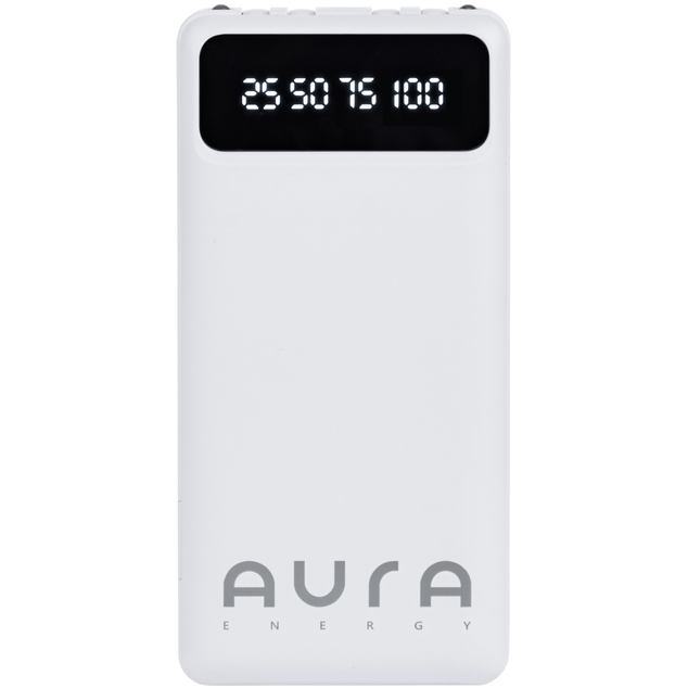 Powerbank AURA NRG10 10000 mAh 10W White (PBANRG10W) Powerbank AURA NRG10 10000 mAh 10W White (PBANRG10W)
