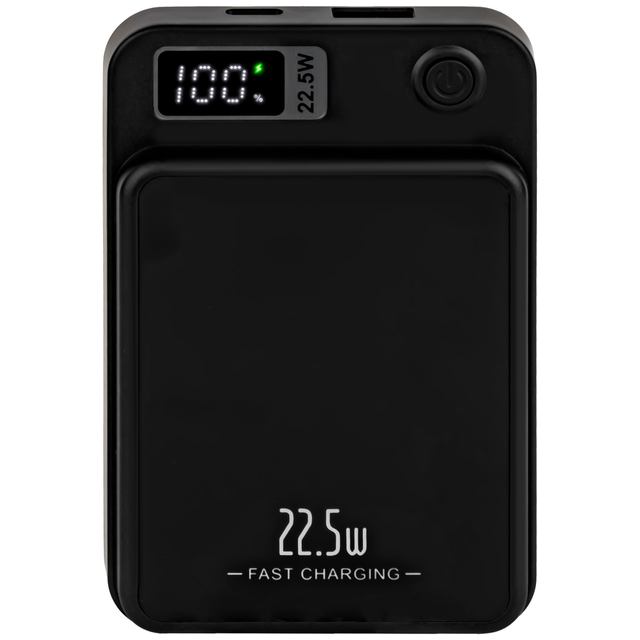 Powerbank AURA NRG10W 10000 mAh 22.5W Black (PBANRG10WB)