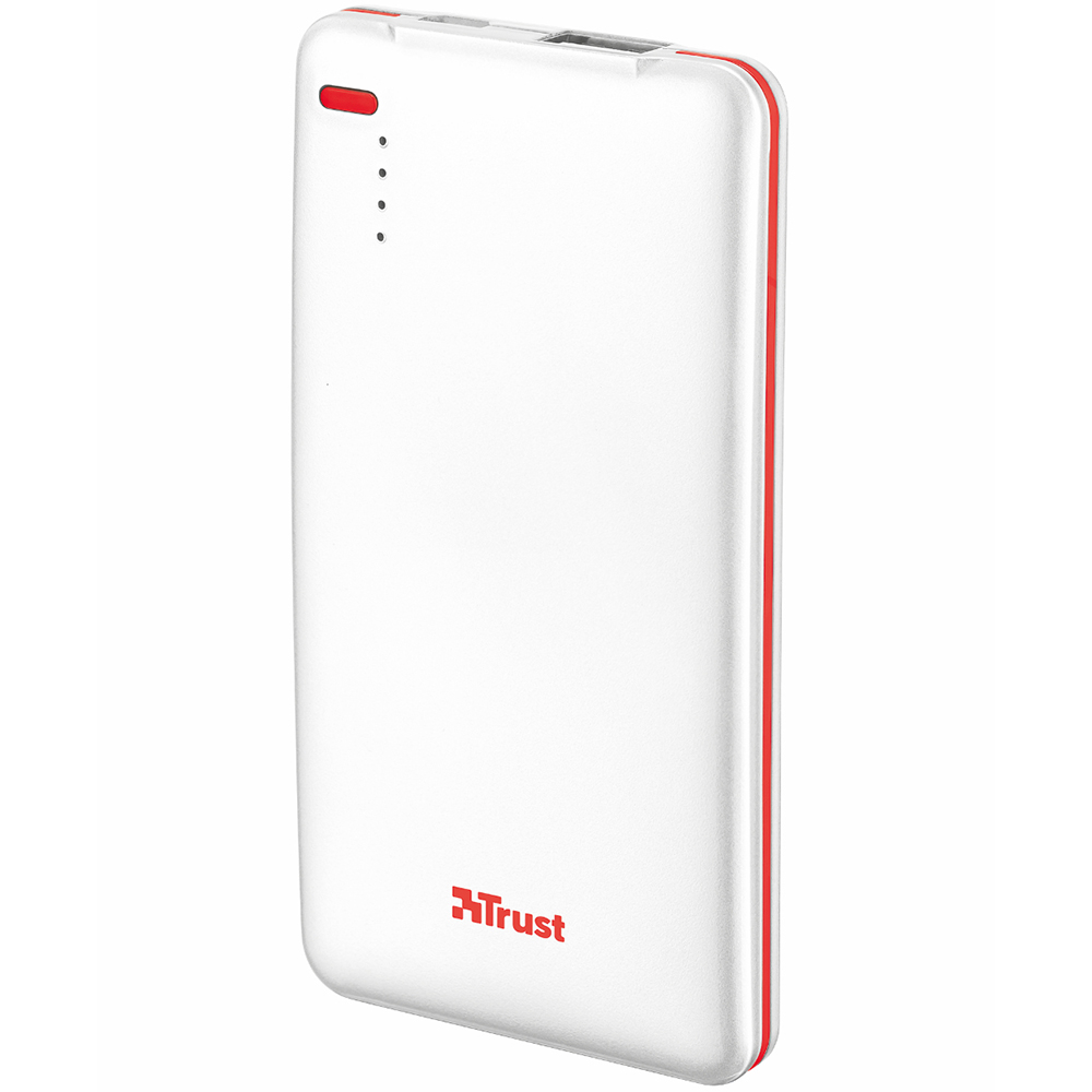 Powerbank TRUST Power bank 4000T Thin portable charger white (20907) Вхідний роз'єм micro-USB