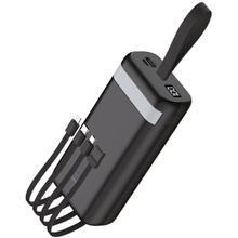 Powerbank Y-KRYPTONE N-32 LED Light 30000 mAh CABLE Black (YK-N32LC-B)