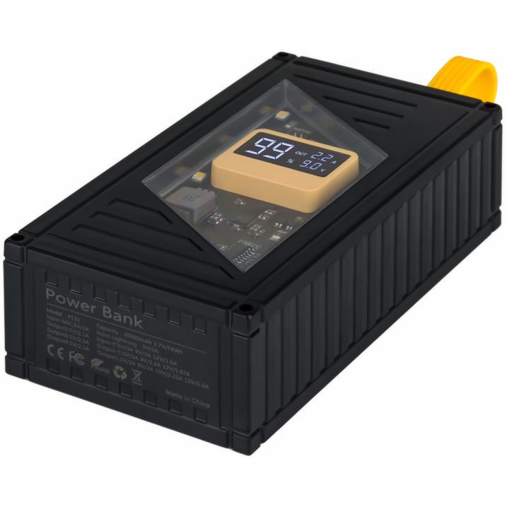 Powerbank AURA NRG-P20 20000 mAh 22.5W Black (PBANRG-P20B) Комплектація  Powerbank, зарядний кабель