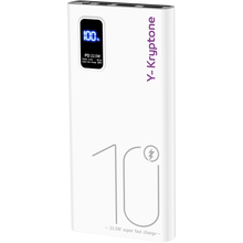 Днепр купить Powerbank Y-KRYPTONE GT-19 10000 mAh White (YK-GT19-WH)