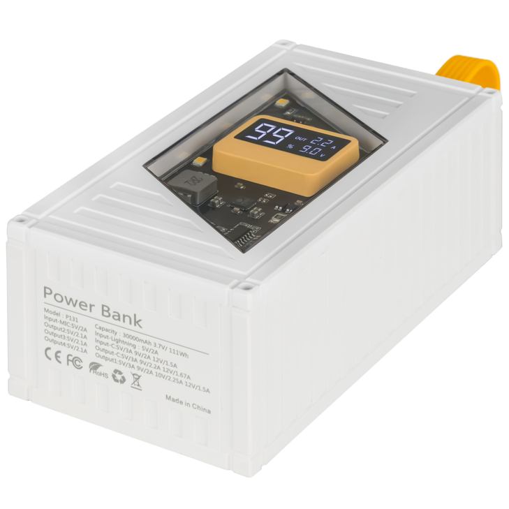 Powerbank AURA NRG-P30 30000 mAh 22.5W White (PBANRG-P30W) Комплектація  Powerbank, зарядний кабель