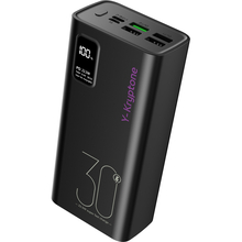 Купити у Кривому Розі - Powerbank Y-KRYPTONE GT-33 30000 mAh Black (YK-GT33-B)