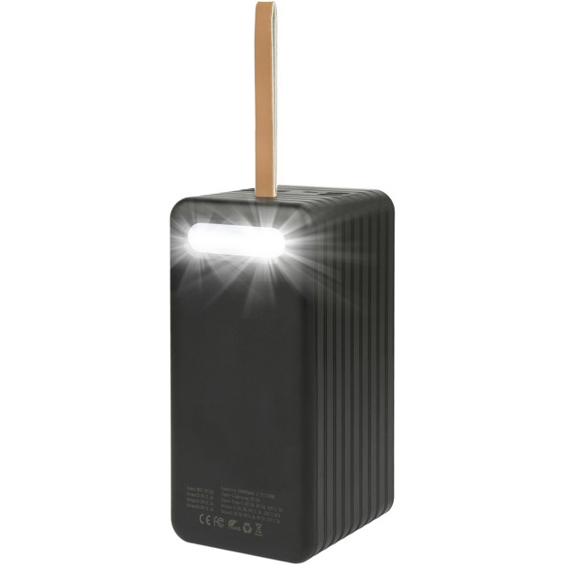 Powerbank AURA NRG-P100 100000 mAh Black (PBANRG-P100B) Комплектація  УМБ; зарядний кабель Type C/USB A