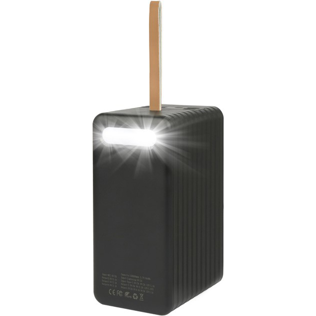 Powerbank AURA NRG-P120 120000 mAh Black (PBANRG-P120B) Комплектация  УМБ; зарядный кабель Type-C/USB-A