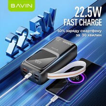 Powerbank BAVIN PC1031S 30000 mAh Black (Y-PC1031S BK)