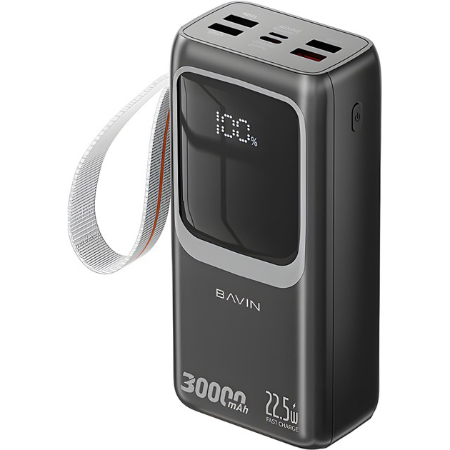 Powerbank BAVIN PC1031S 30000 mAh Black (Y-PC1031S BK) Powerbank BAVIN PC1031S 30000 mAh Black (Y-PC1031S BK)