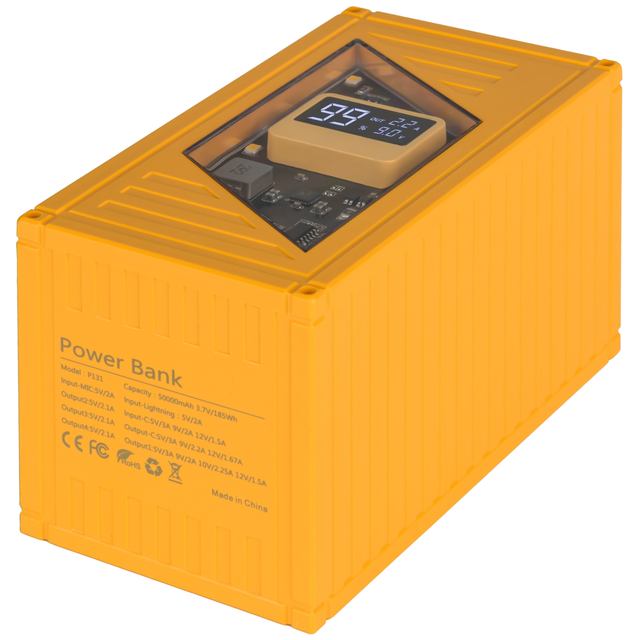 Powerbank AURA NRG-P50 50000 mAh 22.5W Yellow (PBANRG-P50Y) Торгова марка AURA