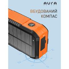 Powerbank AURA NRG-40SE ARM SOLAR 40000 mAh 148W Black (PBANRG40SEB)