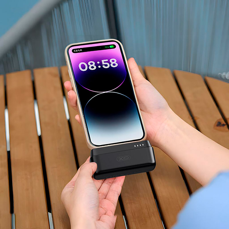 Зовнішній вигляд Powerbank XO 5000mAh PR244 Black