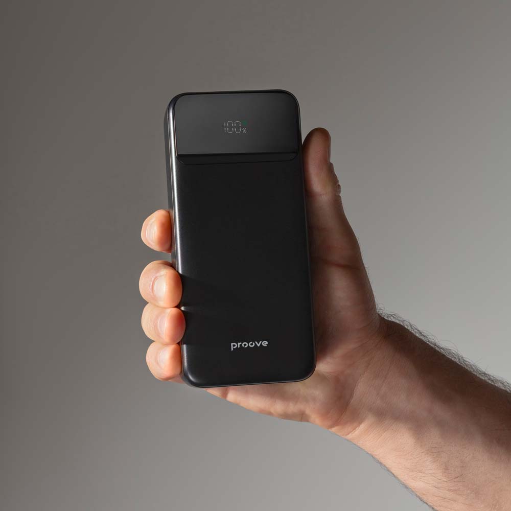 Powerbank PROOVE Illuminator 2 22.5W 30000 mAh Black (PBIP30212201) Входной разъем USB Type-C