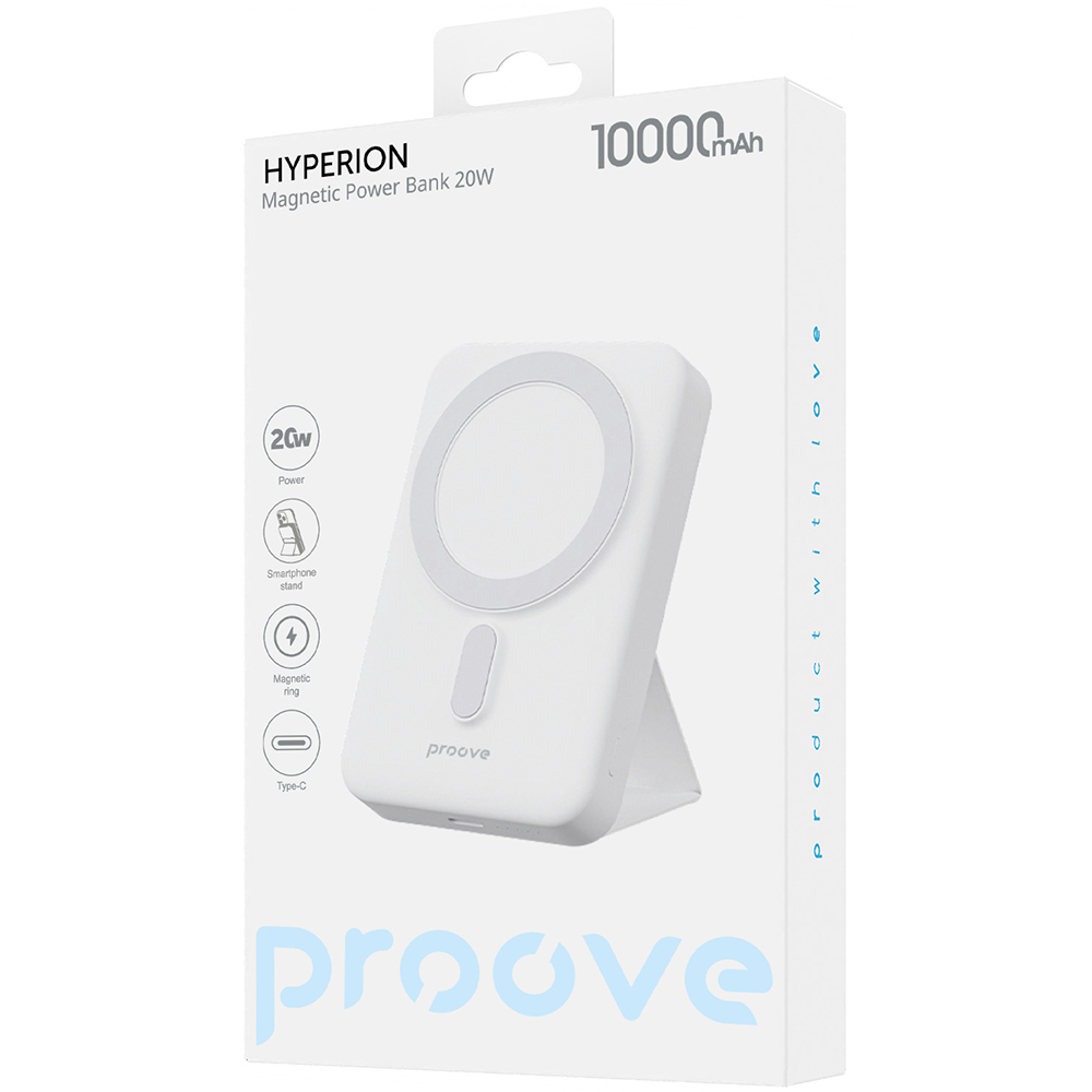 Покупка Powerbank PROOVE Hyperion 20W 10000 mAh 2025 White (PBHN15020002)