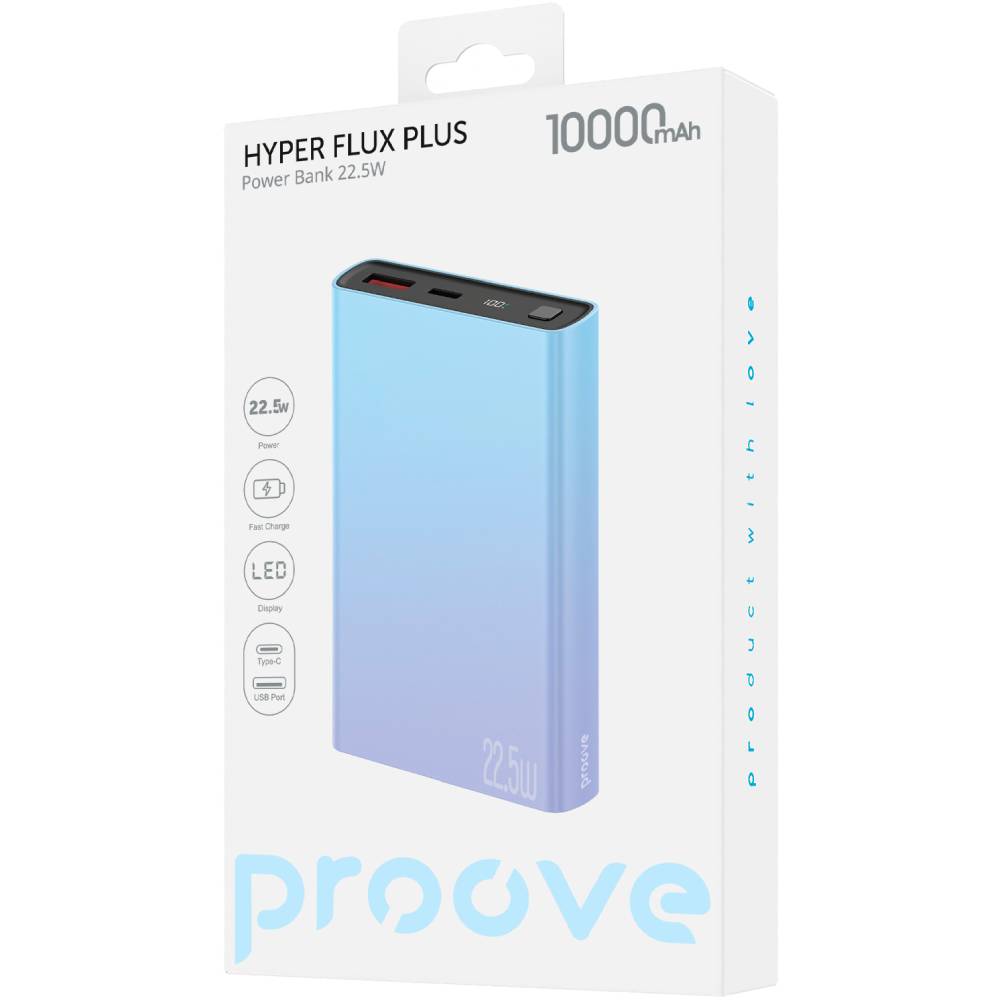 Powerbank PROOVE Hyper Flux Plus 22.5W 10000mAh Gradien (PBF122120009)t Торговая марка Proove