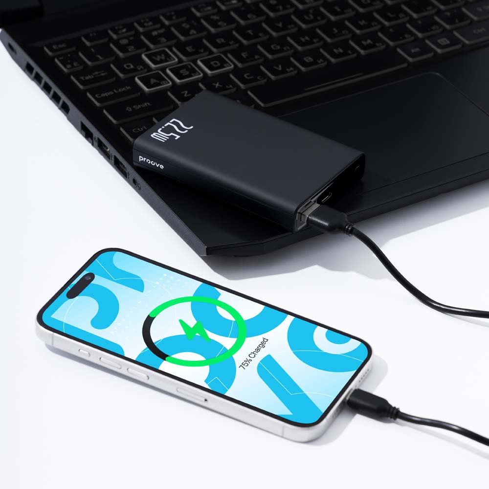 Powerbank PROOVE Hyper Flux Plus 22.5W 10000 mAh Black (PBF122120001) Торговая марка Proove