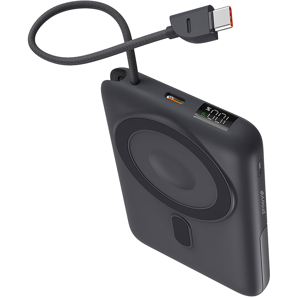 Powerbank PROOVE Moon Rock 2 in 1 22.5W 10000mAh Gray (PBR122012105) Емкость 10000