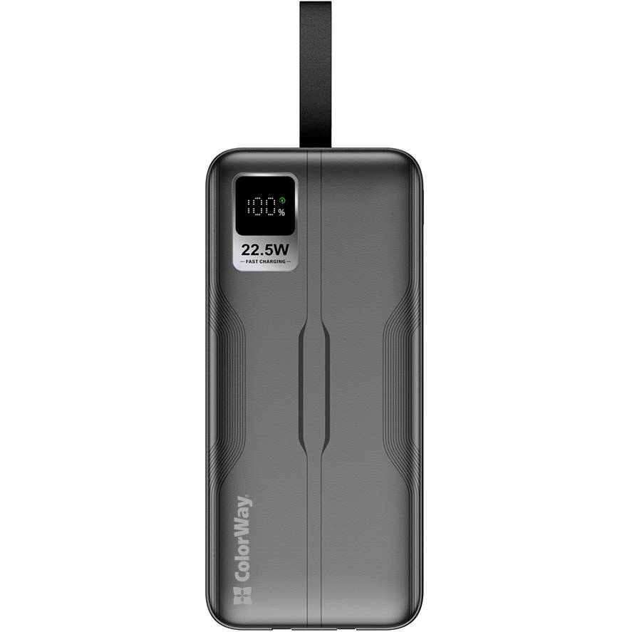 Powerbank COLORWAY 50000 mAh LCD Black (CW-PB500LPC5BK-PDD) Тип аккумулятора Li-Pol