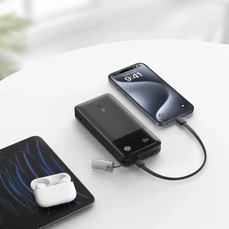 Powerbank ANKER PowerCore 20000 mAh 30W PD Black (A1384G11) Тип акумулятора Li-Ion