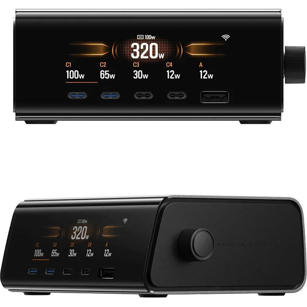 Внешний вид Зарядная станция ECOFLOW Rapid Pro 320W (EF-STATION320W-EU)