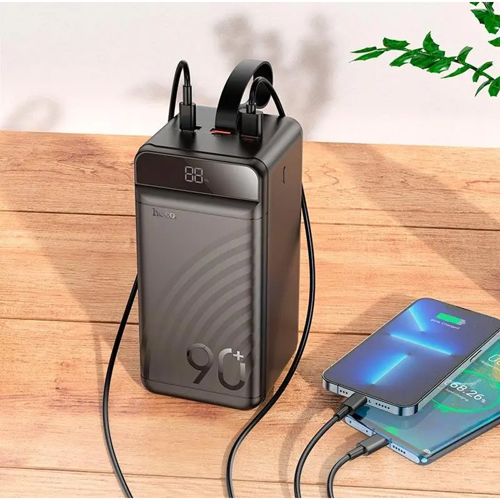 Заказать Рowerbank HOCO 90000mAh J123D Element 22.5W+PD20W Black (6942007612104)