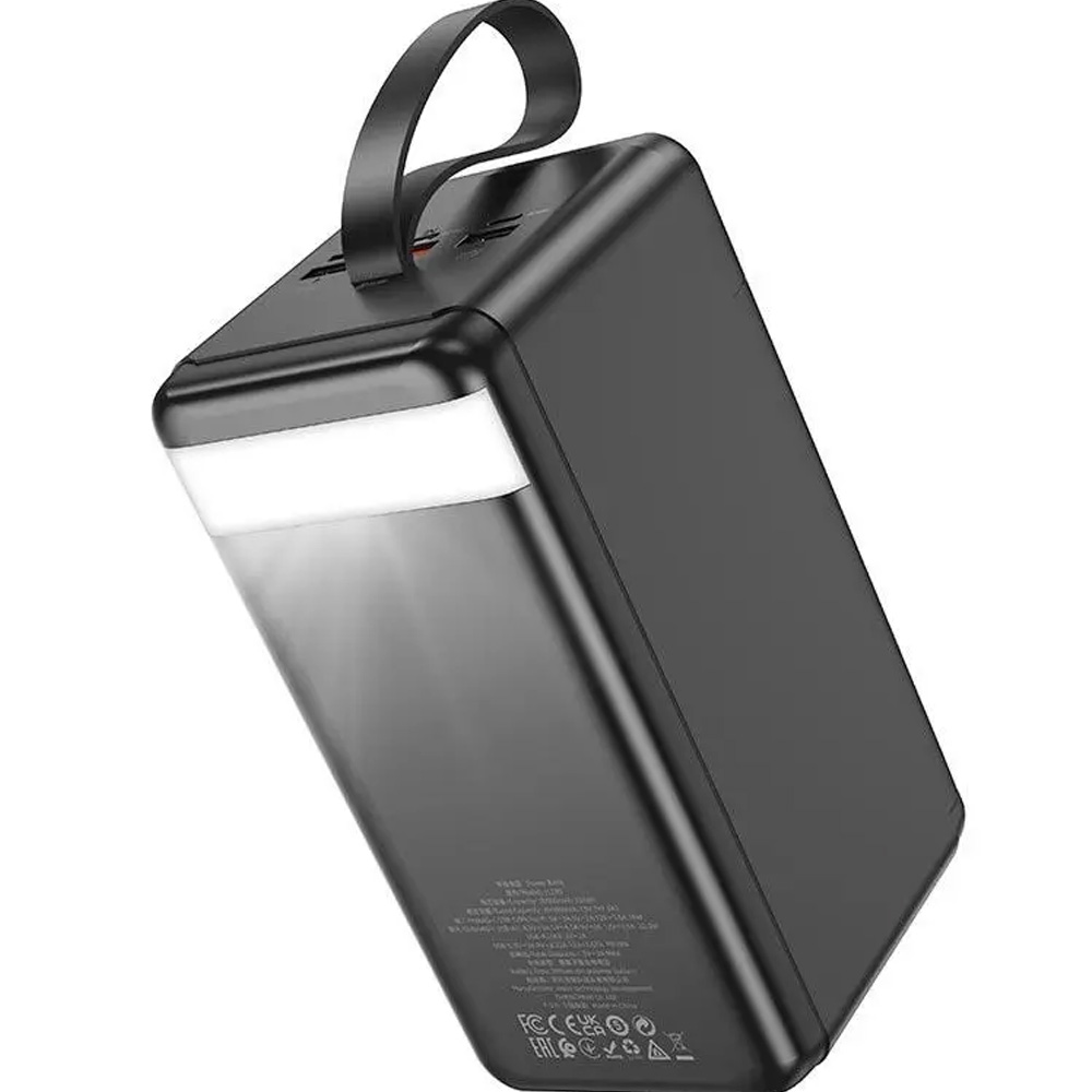 Рowerbank HOCO 90000mAh J123D Element 22.5W+PD20W Black (6942007612104) Емкость 90000