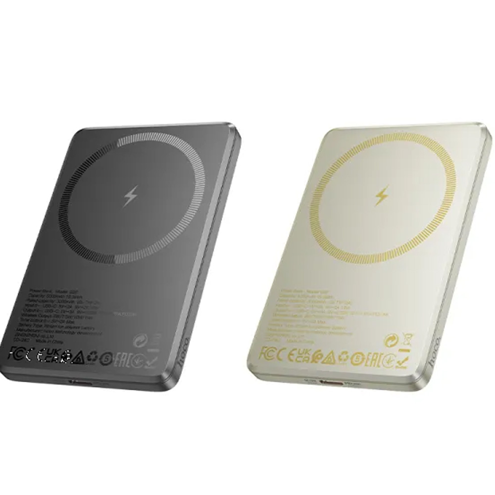Рowerbank HOCO 5000mAh Q26 Joy PD20W Gray (6942007624039) Емкость 5000