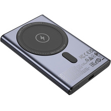 Рowerbank HOCO 5000mAh Q32 Bird PD20W Metal Gray (6942007634076)