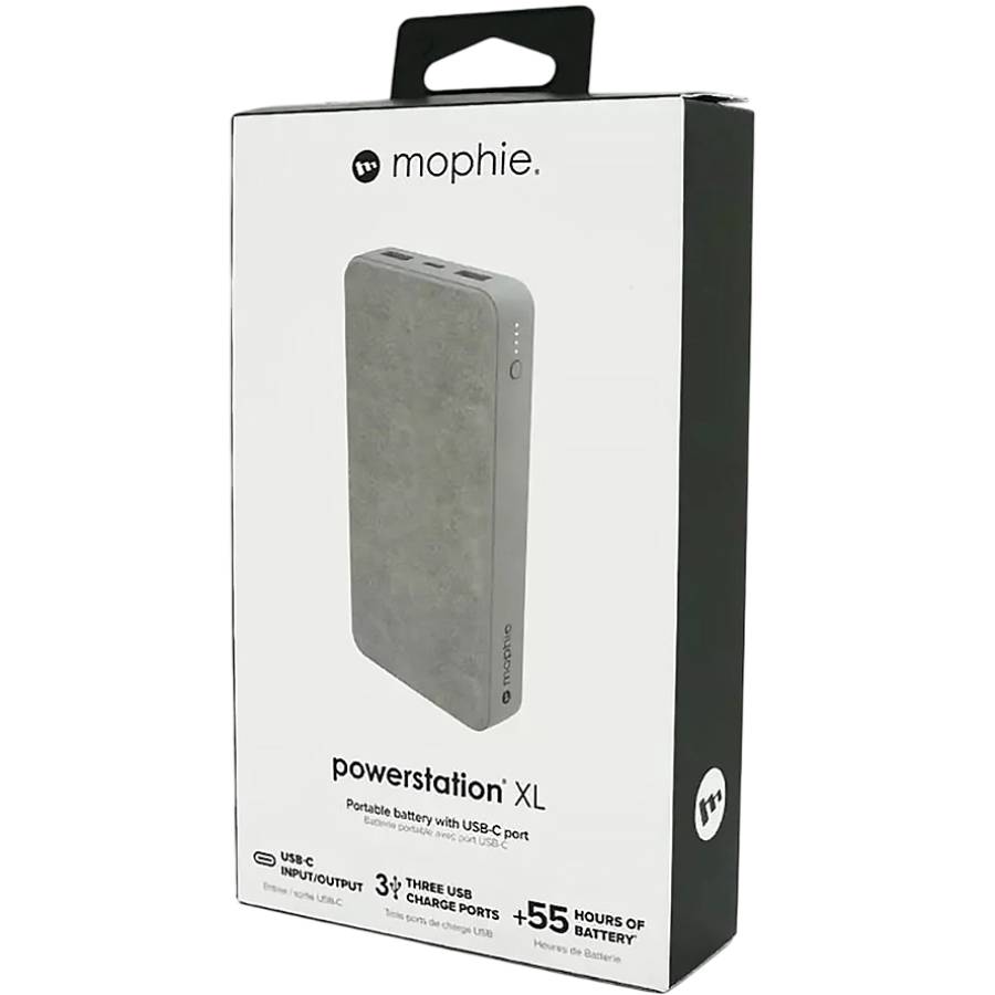 Powerbank TTEC Mophie 15000mAh 20W Gray Q20 (XL) Емкость 15000