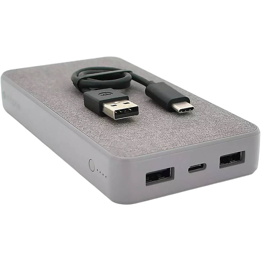Powerbank TTEC Mophie 15000mAh 20W Gray Q20 (XL) Комплектация  Коробка, повербанк, инструкция, кабель Type-C