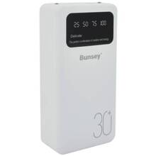 Powerbank BUNSEY 30000mAh QC22.5W/PD20W White (BY-12)