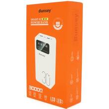 Powerbank BUNSEY 30000mAh QC22.5W/PD20W White (BY-12)