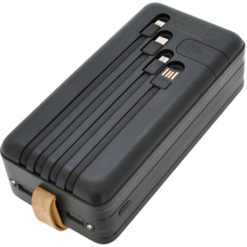 Powerbank Bix-50000mAh QC22.5W/PD20W Black (Bix-50000) Комплектация  Повербанк, встроенный кабель Type-C - 1, Micro-USB - 1, Lightning - 1, USB - 1, документация, коробка
